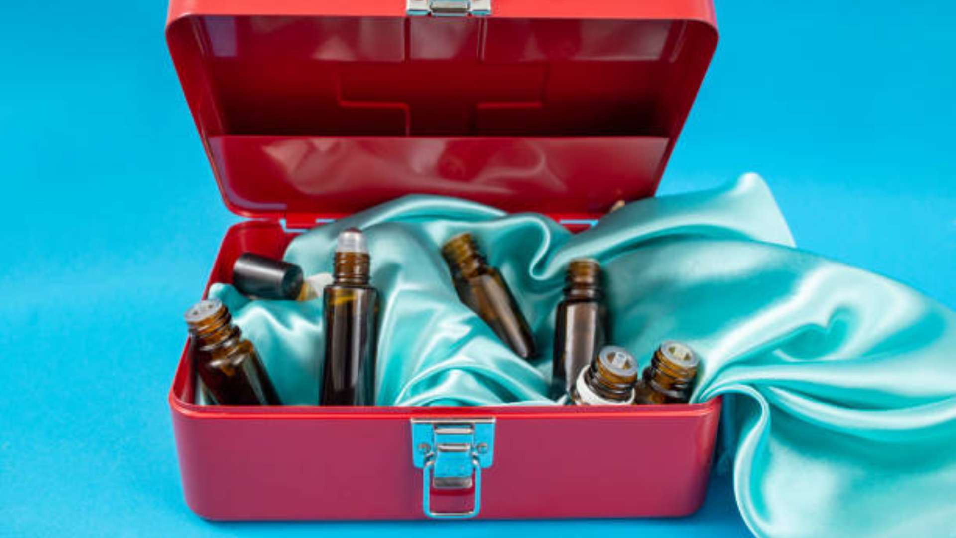 Five essential oils with natural herbs for holistic health