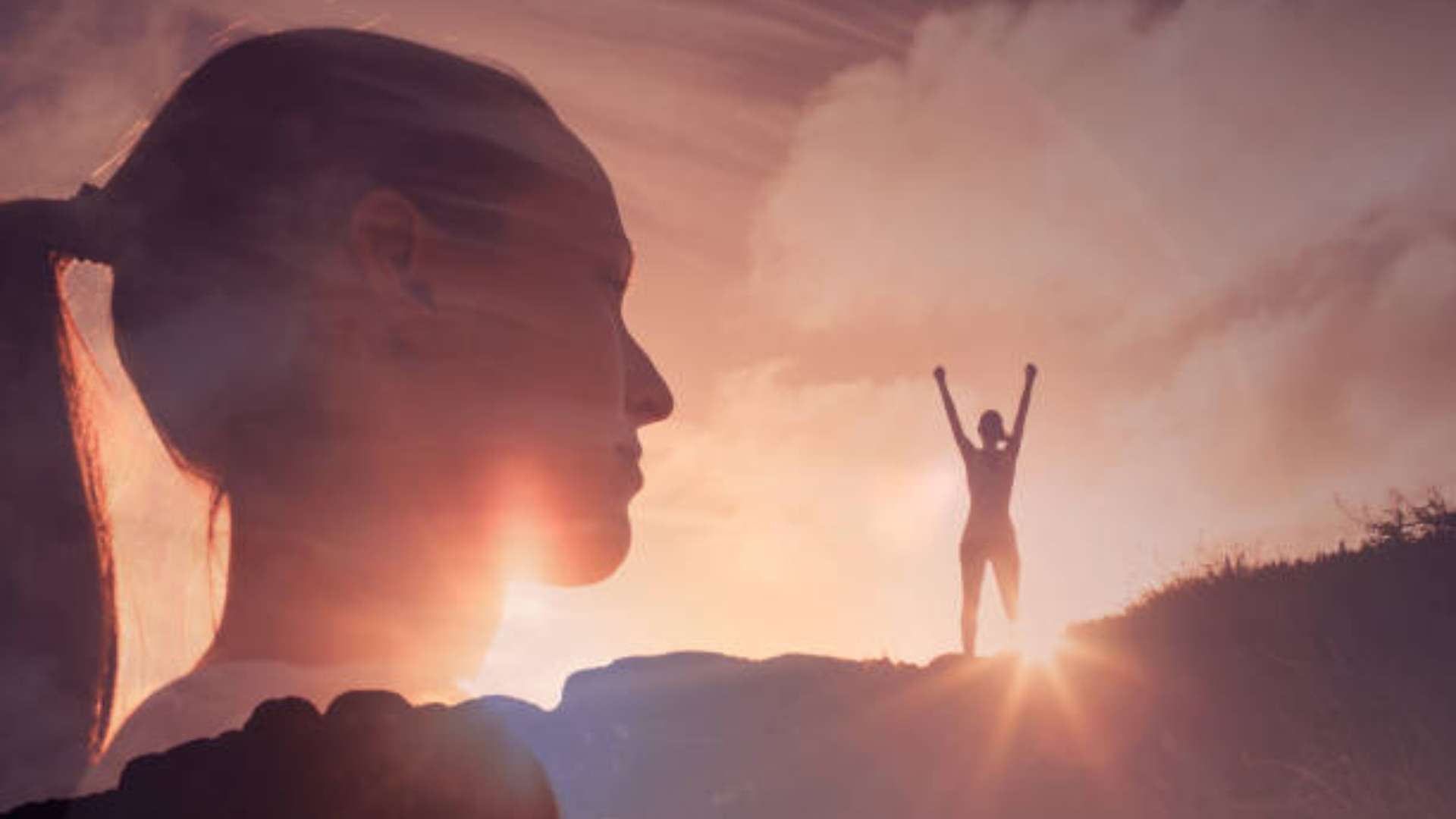 Book cover for Radical Acceptance Changed My Life with a serene background and a person gazing at the sunrise.