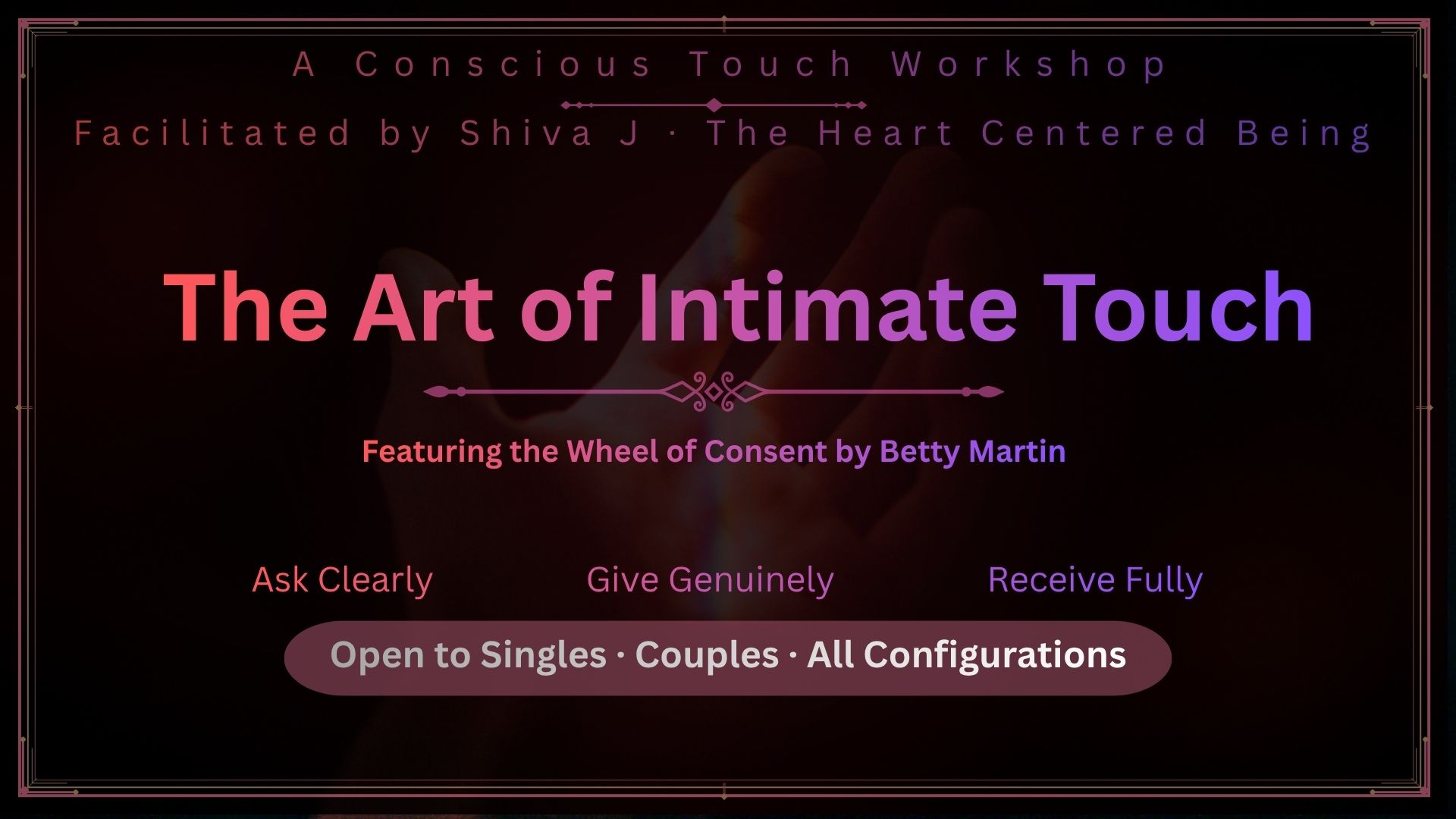 The Art of Intimate Touch